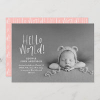 Modernes schick-rosa Typografie-Foto