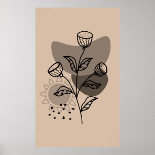 Modernes, schicke Design Poster