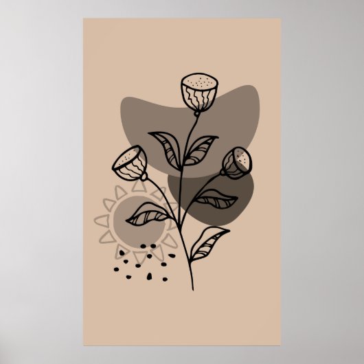 Modernes, schicke Design Poster (Vorne)