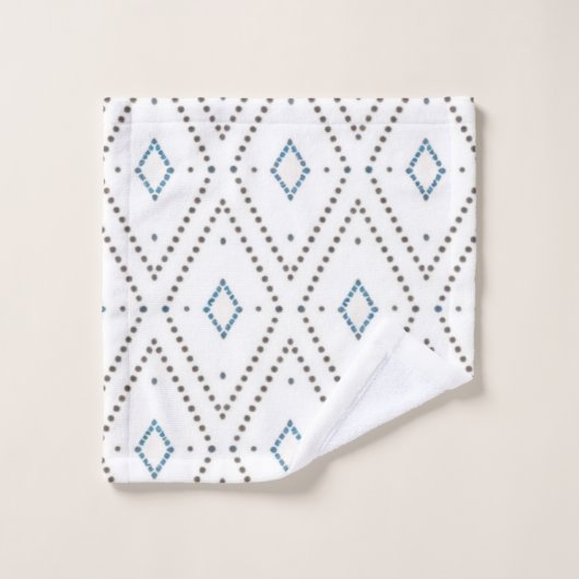 Modernes, schicke, minimalistisches Design Badhandtuch Set (Waschlappen)