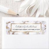 Modernes, schicke Muster aus weißem Goldfolie (Insitu)