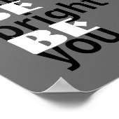 modernes, schicke Plakat glücklich zu zitieren (Ecke)