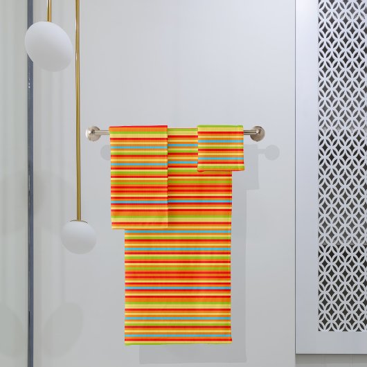 Modernes, schicke, schlichte Muster Badhandtuch Set