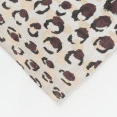 Modernes schickes braunes fleecedecke (Ecke)