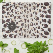 Modernes schickes braunes geschirrtuch (Gefaltet)