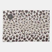 Modernes schickes braunes geschirrtuch (Horizontal)