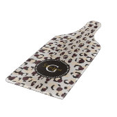 Modernes schickes braunes schneidebrett (Ecke)