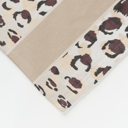 Modernes schickes neutrales braunes fleecedecke (Ecke)