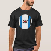 Modernes Schild Kapitän-Chicago T-Shirt (Vorderseite)