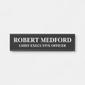 Modernes Schildschild Türschild (Vorderseite )