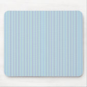 Modernes, schimmerndes, blau gestreiftes Mousepad (Vorne)
