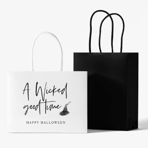 Modernes, schlechtes Zeitangebot Frohe Halloween Große Geschenktüte