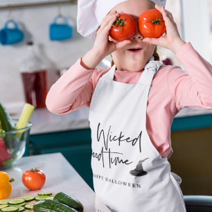 Modernes, schlechtes Zeitangebot   Frohe Halloween Kinderschürze