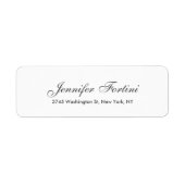 Modernes Schlicht Elegantes Minimalistisch Einfach (Vorne)