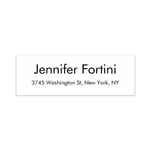 Modernes Schlicht Elegantes Minimalistisch Einfach Permastempel