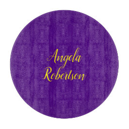 Modernes schlicht-minimalistisches Indigogelb Schneidebrett