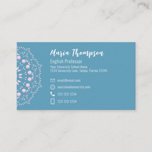 Modernes, schlichtes Berufliches Minimales Busines Visitenkarte (Vorderseite)