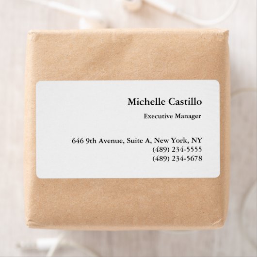 Modernes Schlichtes Berufliches Minimalistisch (Insitu)