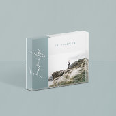 modernes, schlichtes, blaues Foto