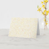 Modernes Schlichtes elegantes Berufliches Mosaikde Karte (Gelbe Blume)