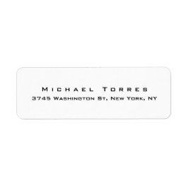 Modernes Schlichtes Elegantes Creative Black & Whi