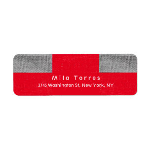 Modernes, Schlichtes, elegantes, einzigartiges rot