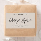 Modernes, schlichtes, elegantes Kosmetiklabel (Insitu)