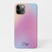 Modernes, schlichtes, farbiges Regenbogengefälle Case-Mate iPhone Hülle (Rückseite)