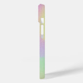 Modernes, schlichtes, farbiges Regenbogengefälle Case-Mate iPhone Hülle (Rückseite / Links)