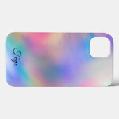 Modernes, schlichtes, farbiges Regenbogengefälle Case-Mate iPhone Hülle (Rückseite (Horizontal))