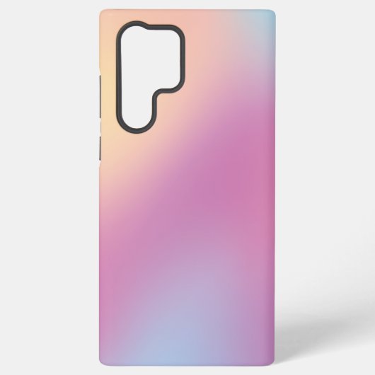 Modernes, schlichtes, farbiges Regenbogengefälle Samsung Galaxy Hülle (Rückseite)