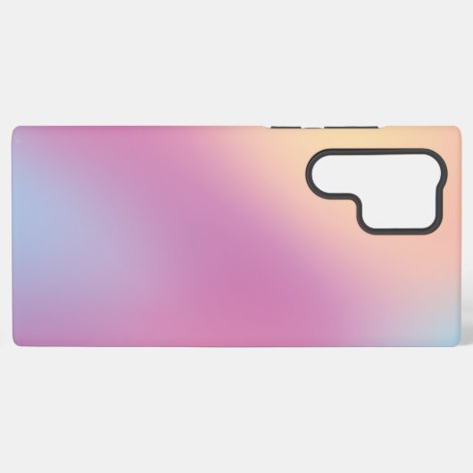 Modernes, schlichtes, farbiges Regenbogengefälle Samsung Galaxy Hülle (Rückseite (Horizontal))