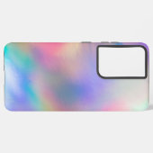 Modernes, schlichtes, farbiges Regenbogengefälle Samsung Galaxy Hülle (Linke Seite)