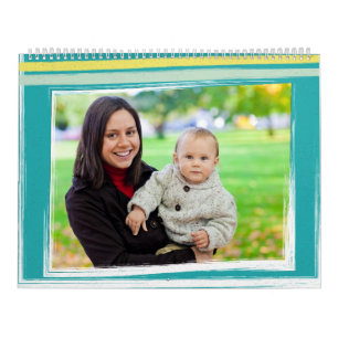 Modernes, schlichtes Foto Kalender