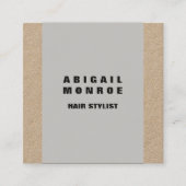 Modernes Schlichtes Minimalistisches Beruflich Gra Quadratische Visitenkarte (Vorderseite)