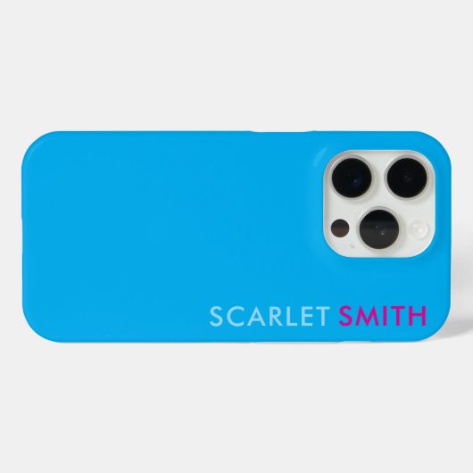 Modernes, schlichtes minimalistisches Design Case-Mate iPhone Hülle (Rückseite (Horizontal))