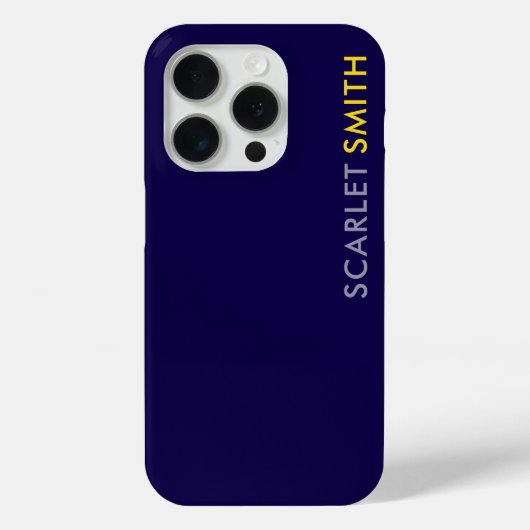 Modernes, schlichtes minimalistisches Design Case-Mate iPhone Hülle (Rückseite)