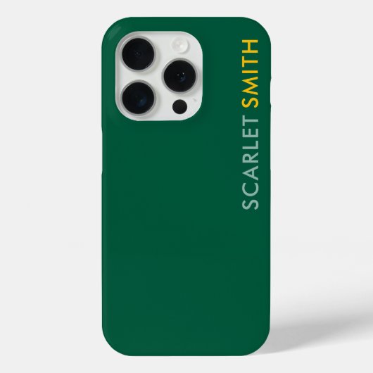 Modernes, schlichtes minimalistisches Design Case-Mate iPhone Hülle (Rückseite)