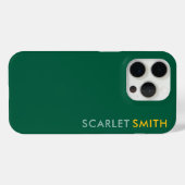 Modernes, schlichtes minimalistisches Design Case-Mate iPhone Hülle (Rückseite (Horizontal))