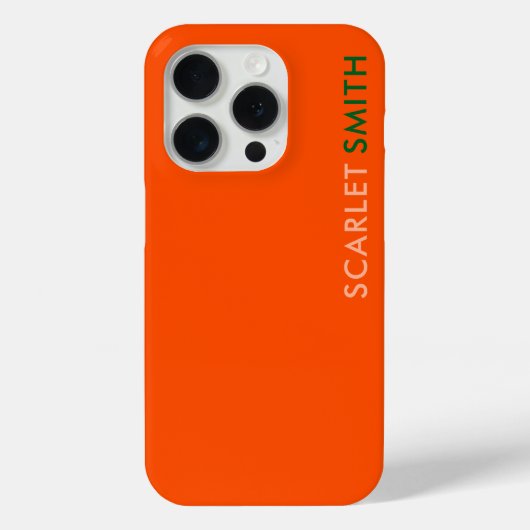 Modernes, schlichtes minimalistisches Design Case-Mate iPhone Hülle (Rückseite)