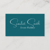 Modernes, schlichtes minimalistisches Design Visitenkarte (Vorderseite)