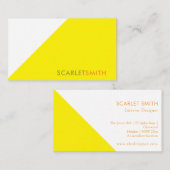 Modernes, schlichtes minimalistisches Design Visitenkarte (Vorne/Hinten)