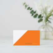 Modernes, schlichtes minimalistisches Design Visitenkarte (Stehend Vorderseite)