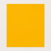 Modernes, Schlichtes, Minimalistisches Gelb Visitenkarten (Innenseite Aufgefaltet)