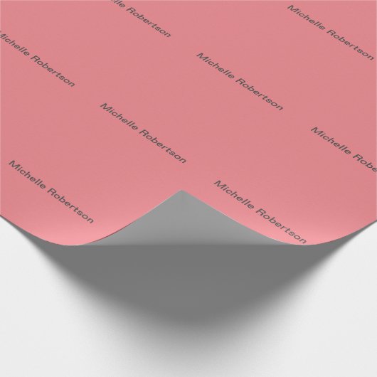 Modernes Schlichtes Minimalistisches Hinzufügen ei Geschenkpapier (Ecke)