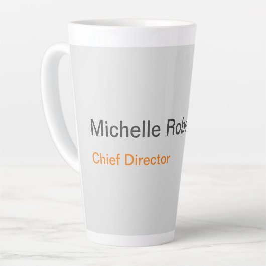 Modernes Schlichtes Minimalistisches Hinzufügen ei Milchtasse (Linke Ecke)