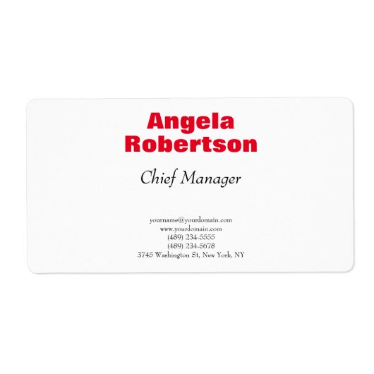 Modernes schlichtes, schlichtes, minimalistisches  (Vorne)