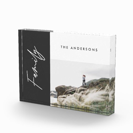 modernes, schlichtes, schwarzes Foto (Rechts)