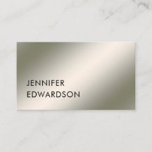 Modernes, schlichtes silberweißes beruflich