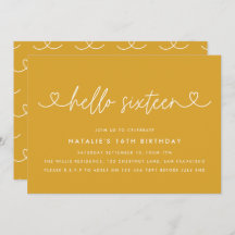 Modernes, schlichtes und elegantes Drehbuch zum 16